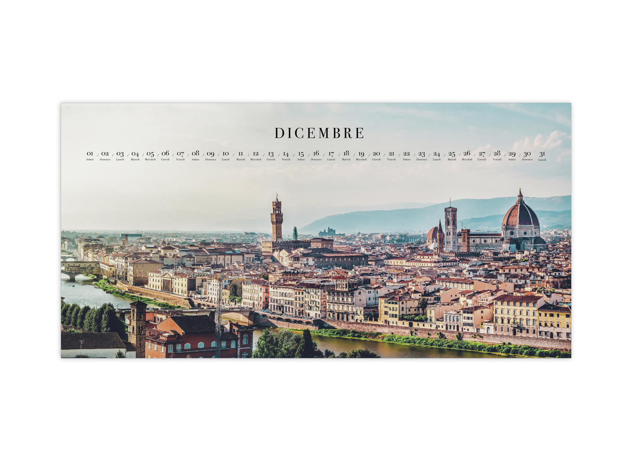 A year-round wall calendar from Calidario